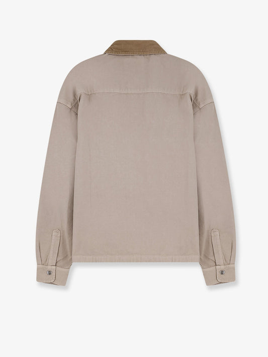 Prescott canvas jacket with front logo patch