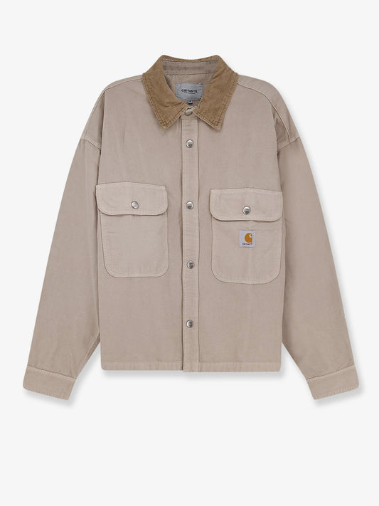 Prescott canvas jacket with front logo patch