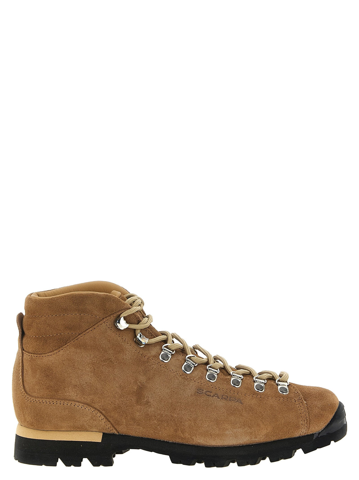 'Primitive' brown ankle boots