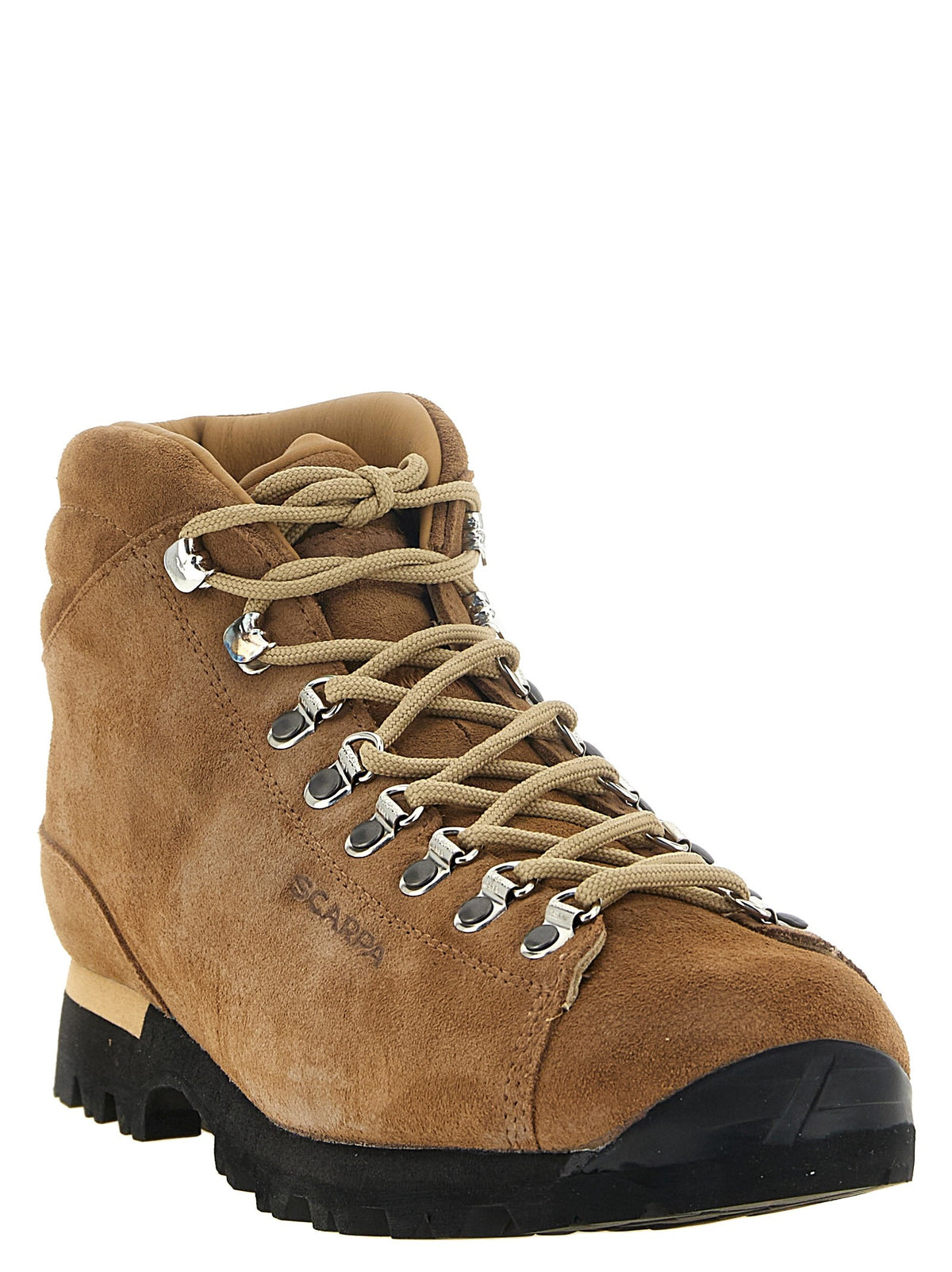'Primitive' brown ankle boots