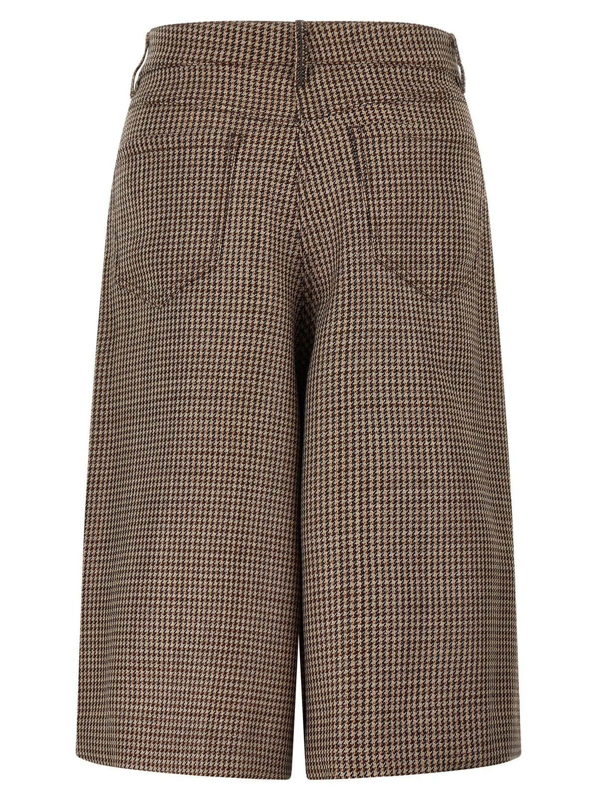 Prince of Wales lamé bermuda shorts