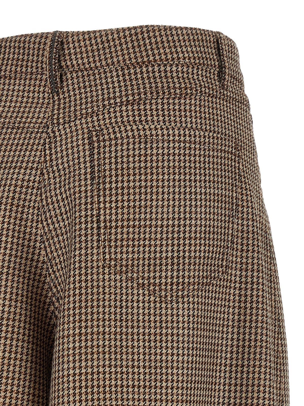 Prince of Wales lamé bermuda shorts