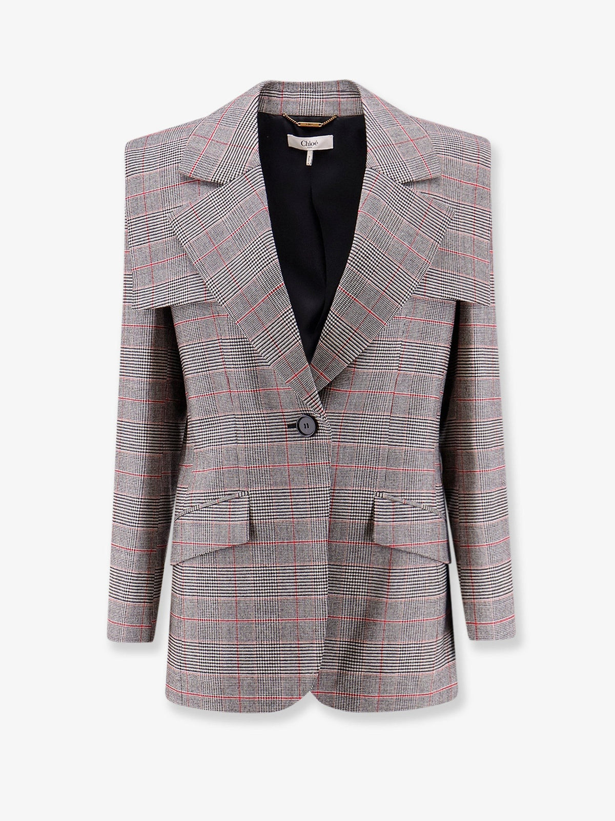Prince of Wales wool blazer
