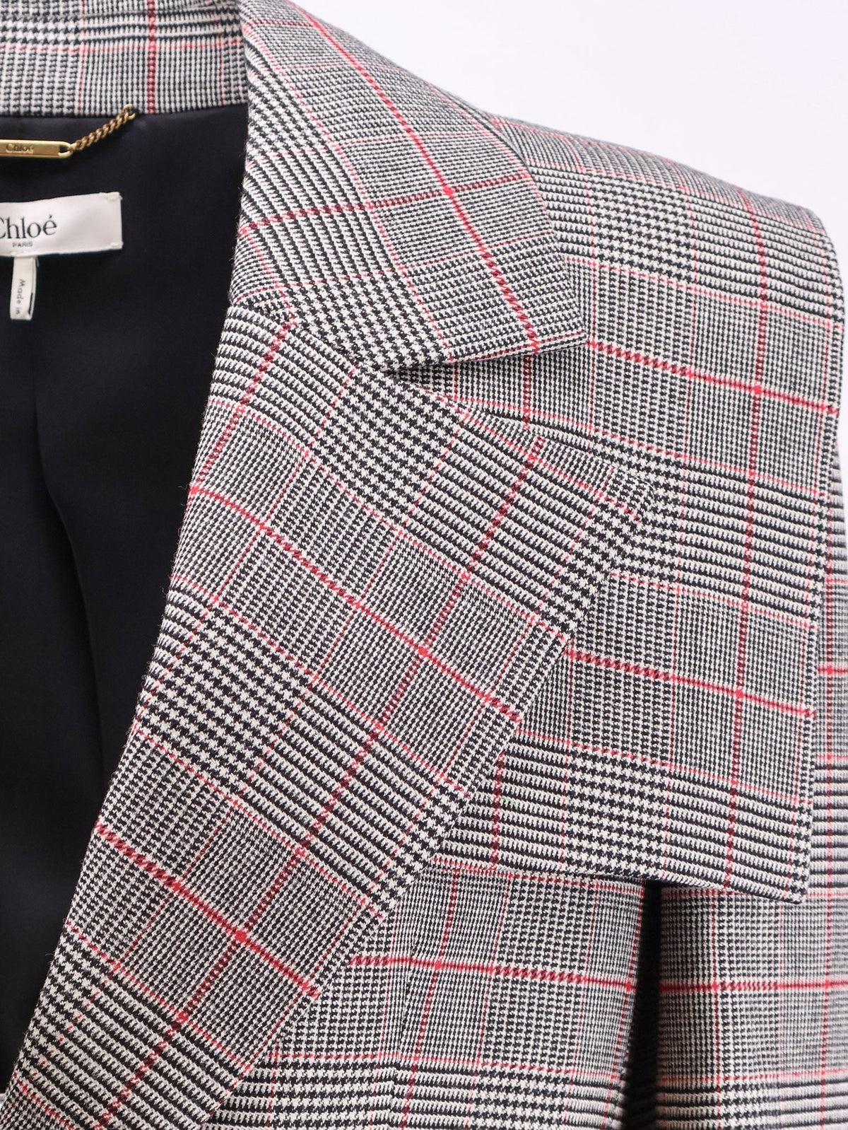 Prince of Wales wool blazer