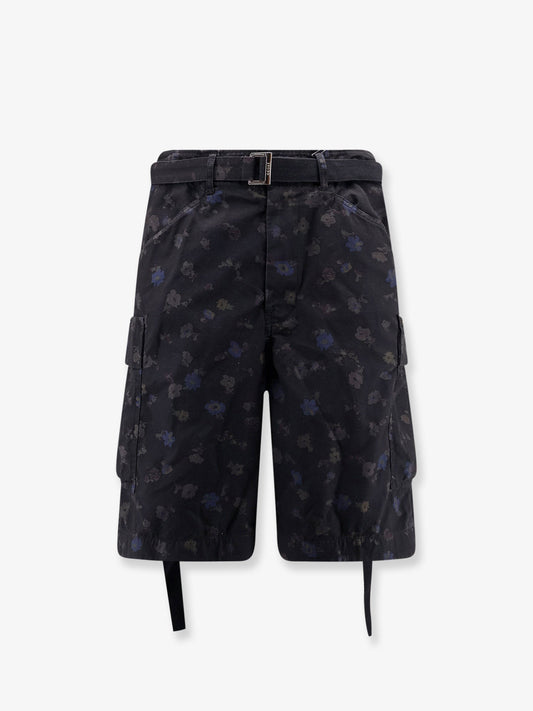 Printed cotton shorts