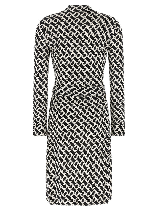 Printed 'New Jean' dress