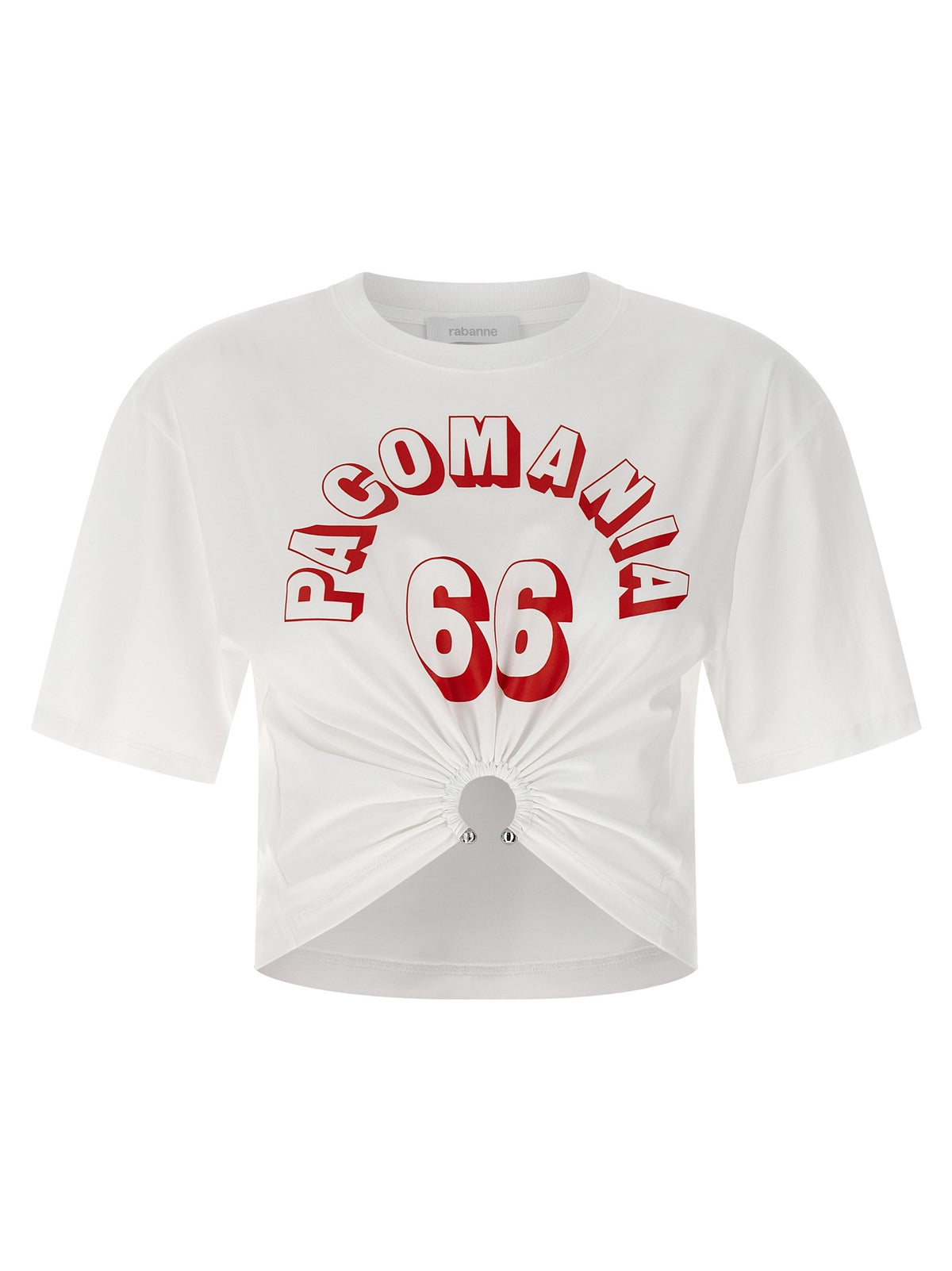 Printed piercing t-shirt