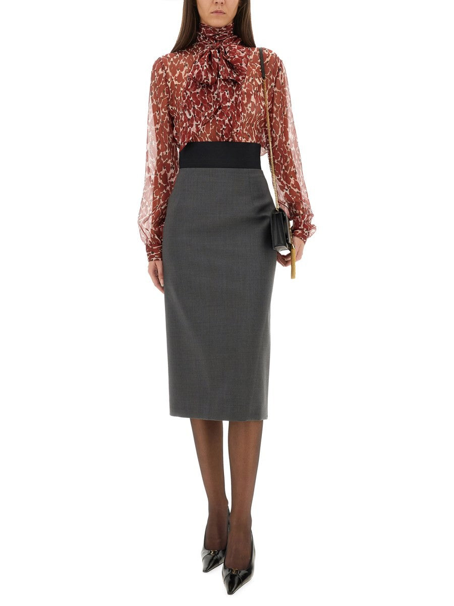 PRINTED SILK SHIRT