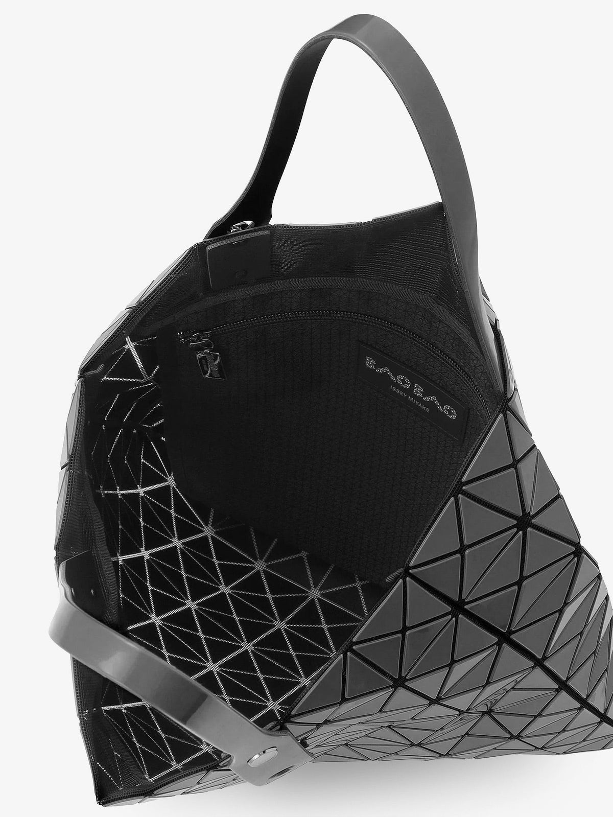 Prism Gloss shoulder bag with triangular pattern