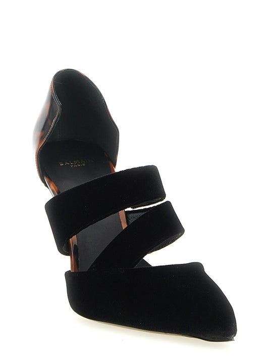 Pumps with tortoiseshell detail