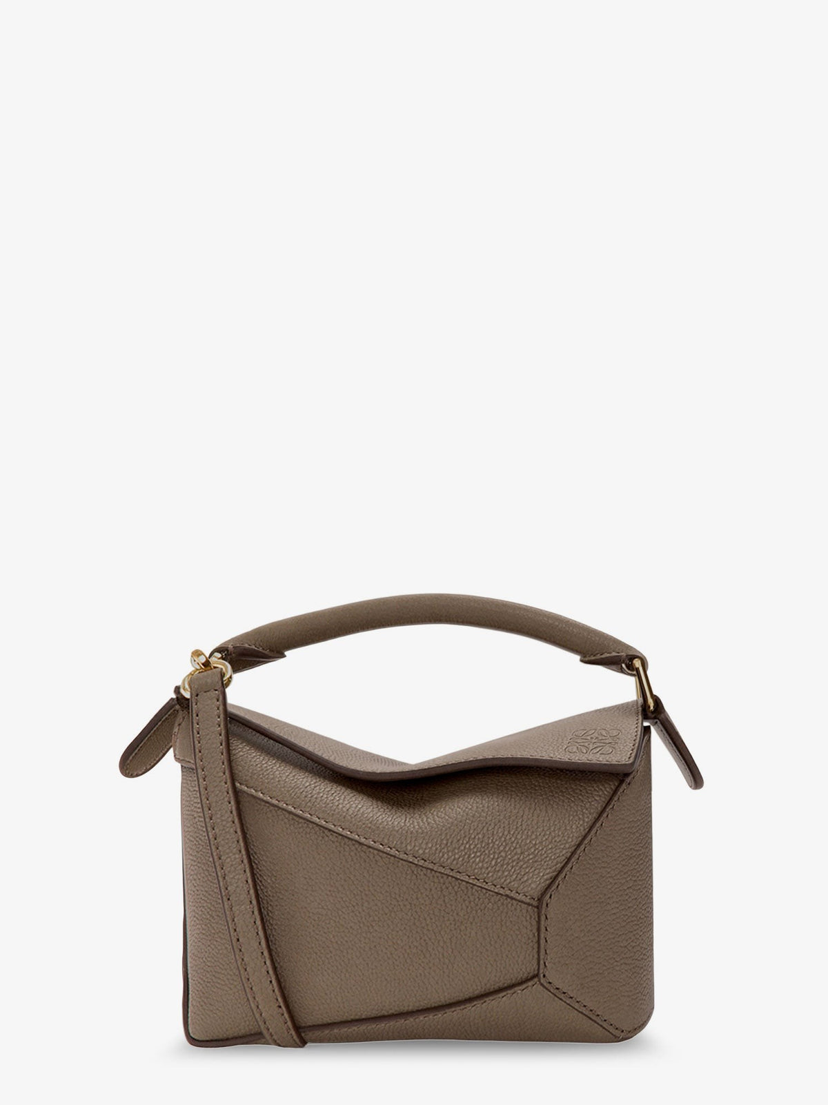 Puzzle Edge Mini Leather Handbag