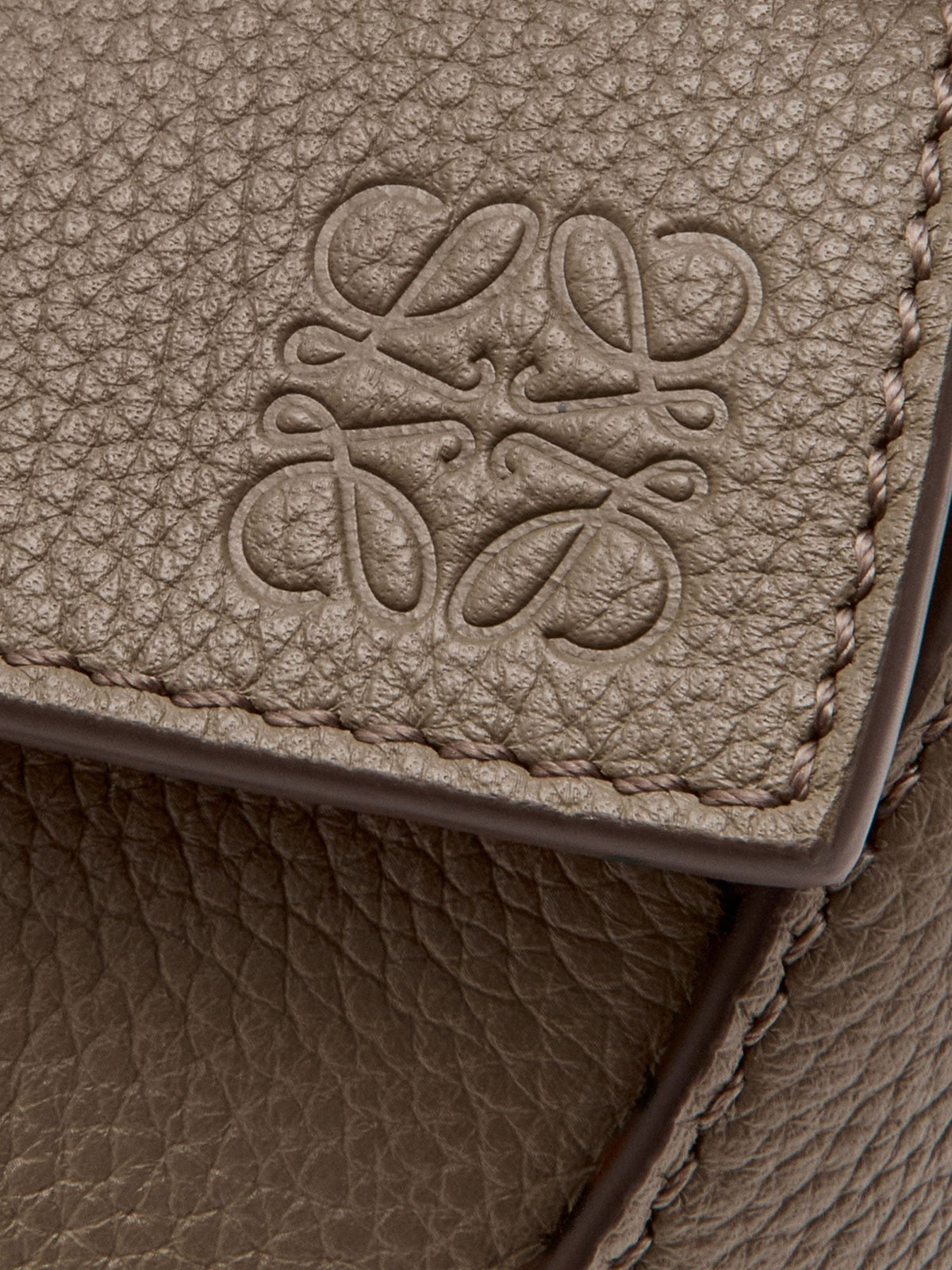 Puzzle Edge Mini Leather Handbag
