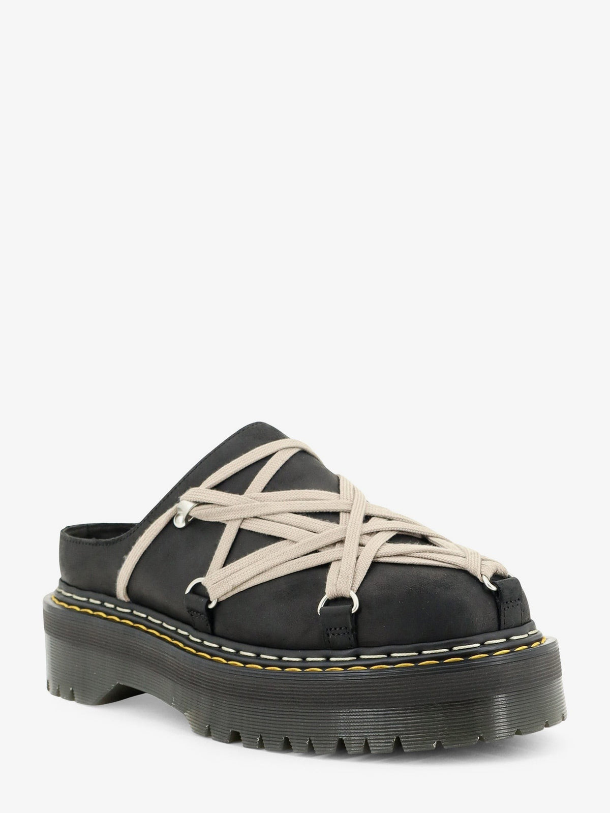 Quad Megalace® Leather Mule