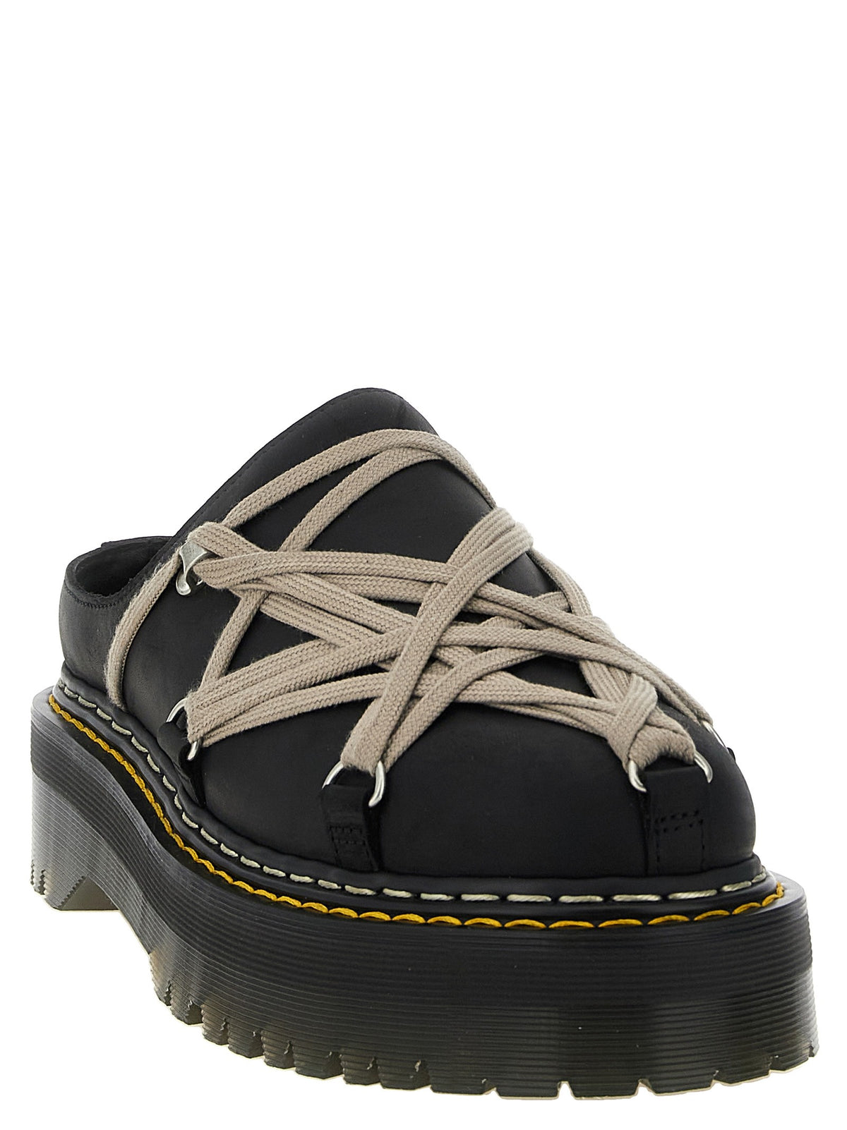 Quad Megalace® Leather Mule