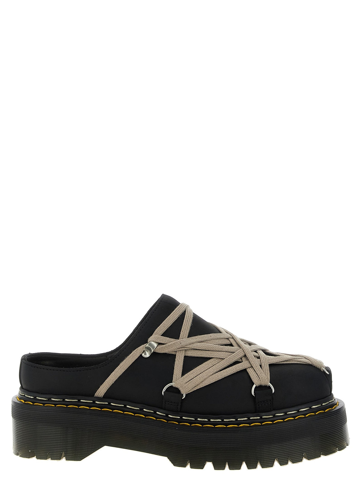 Quad Megalace® Leather Mule