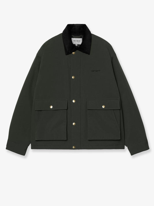 Quentin nylon jacket with embroidered logo on the front