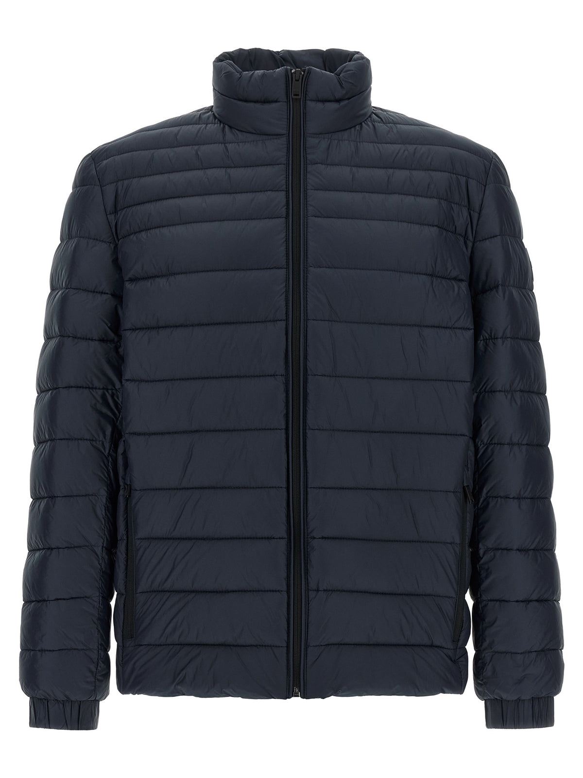 Quilted down jacket