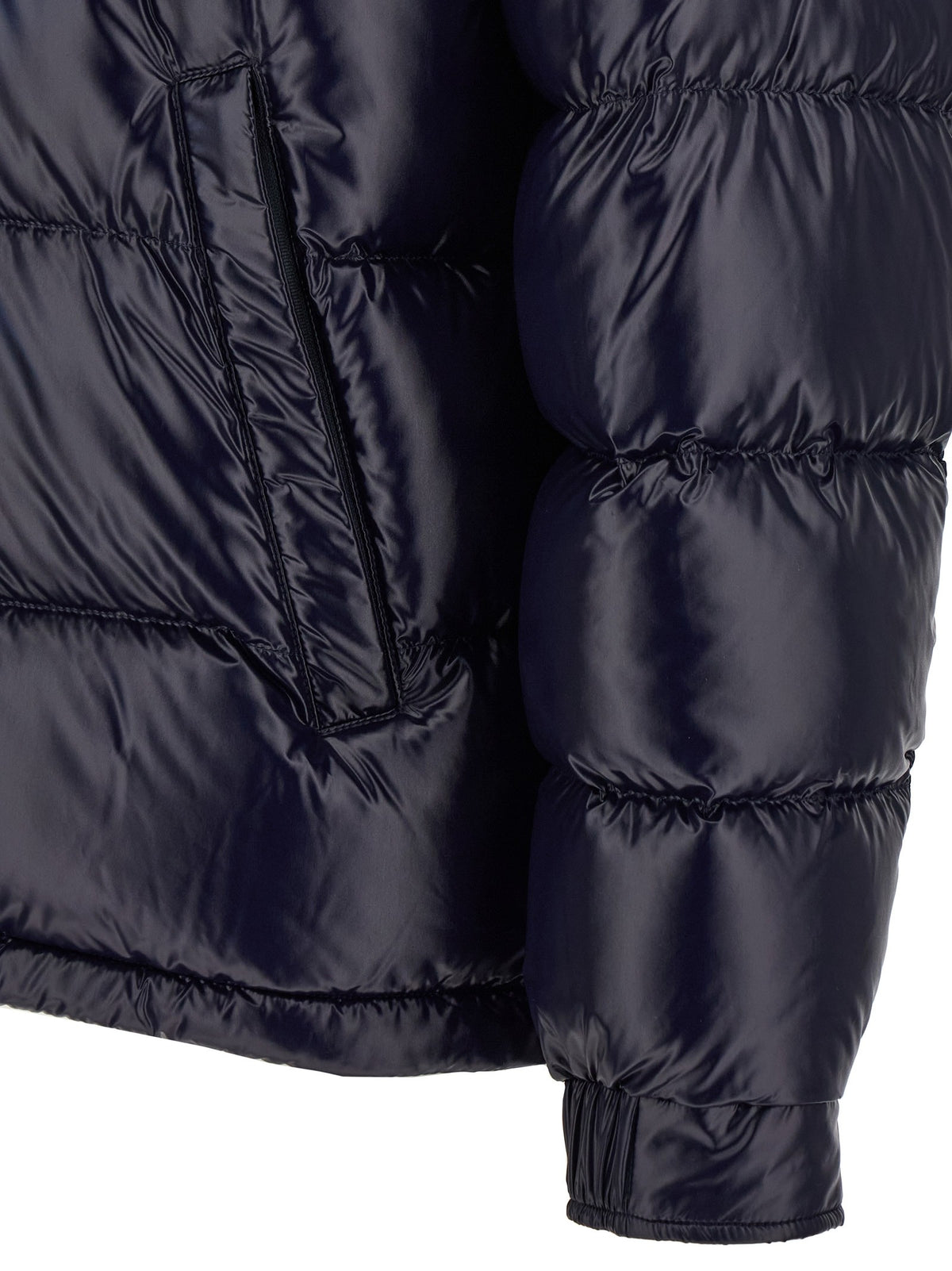 Quilted down jacket