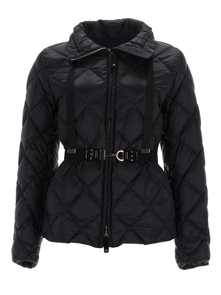 QUILTED JACKET WITH BELT