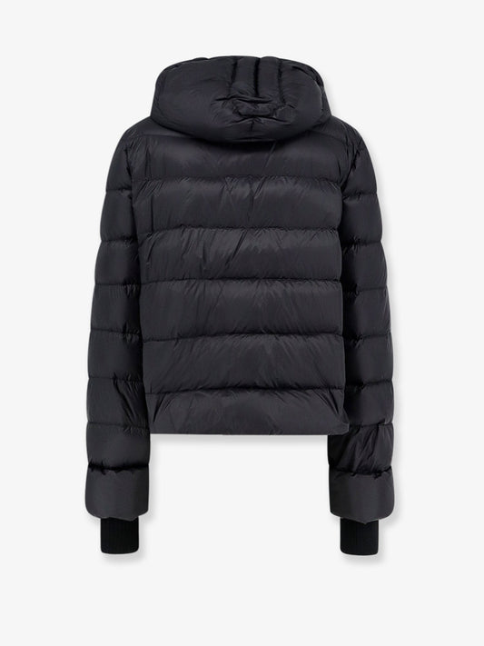 Quilted nylon down jacket