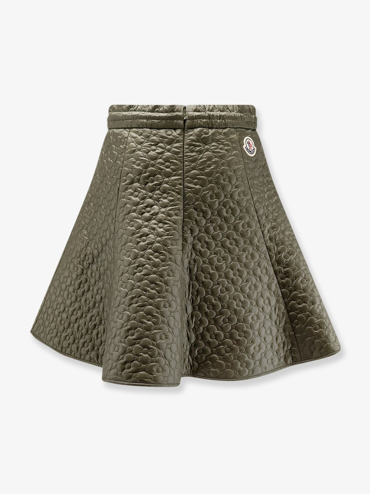 Quilted nylon skirt