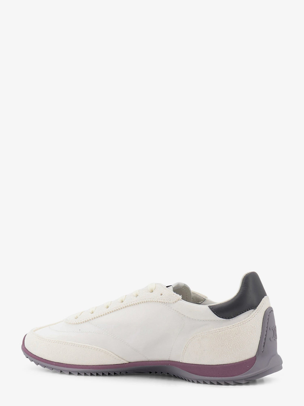 Racer nylon and suede sneakers