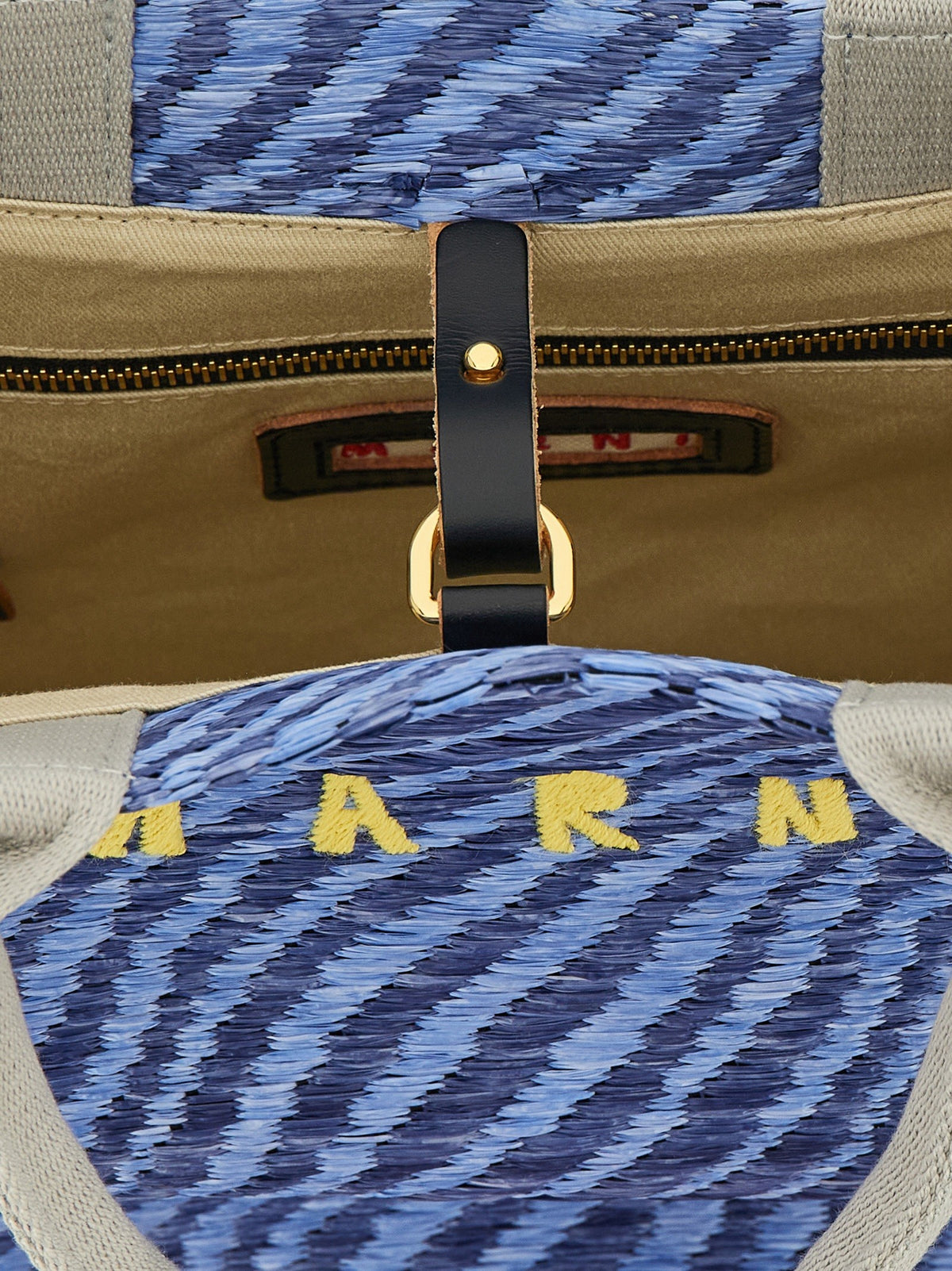 Raffia handbag