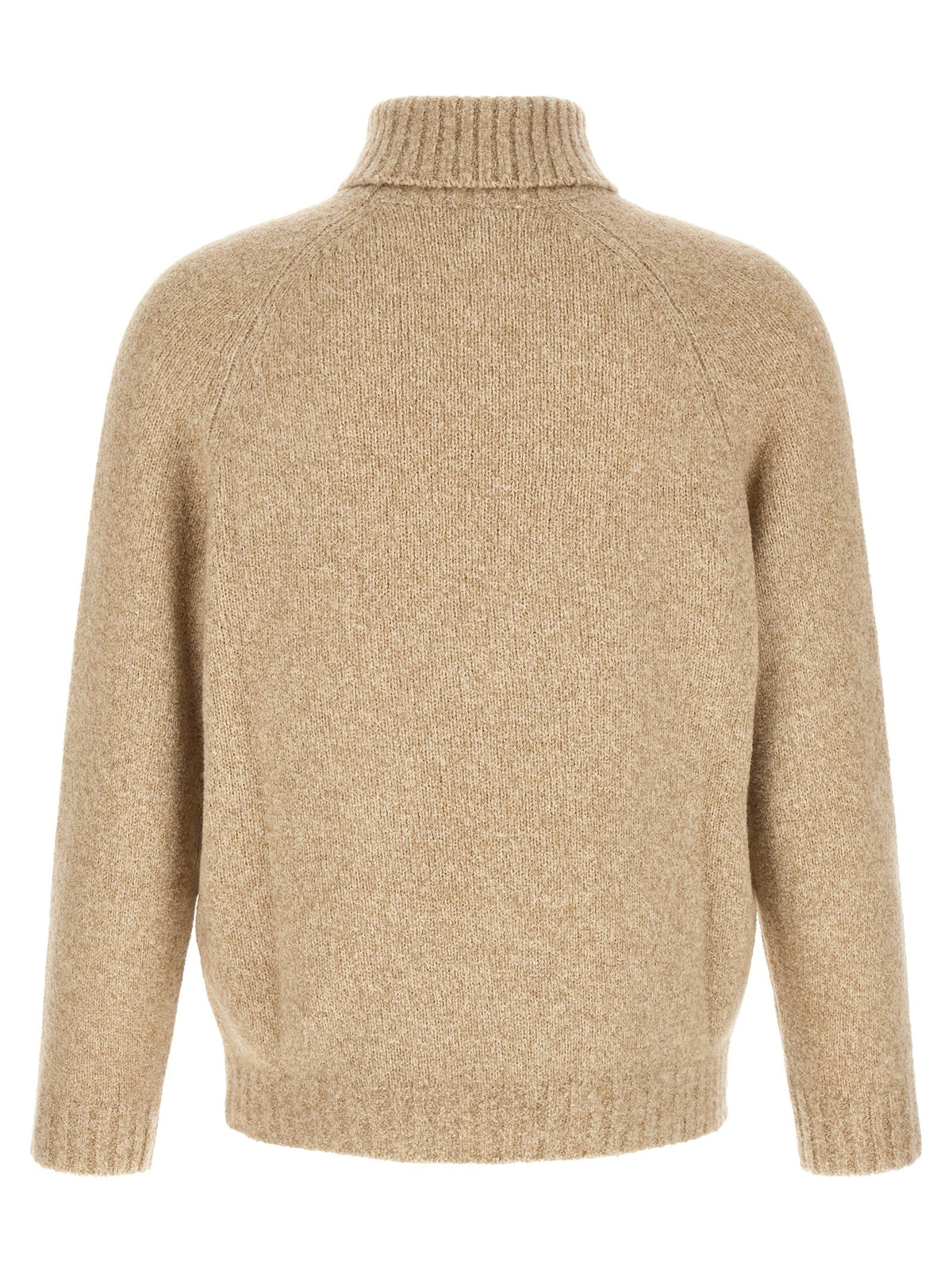 Wool, silk and cashmere blend turtleneck