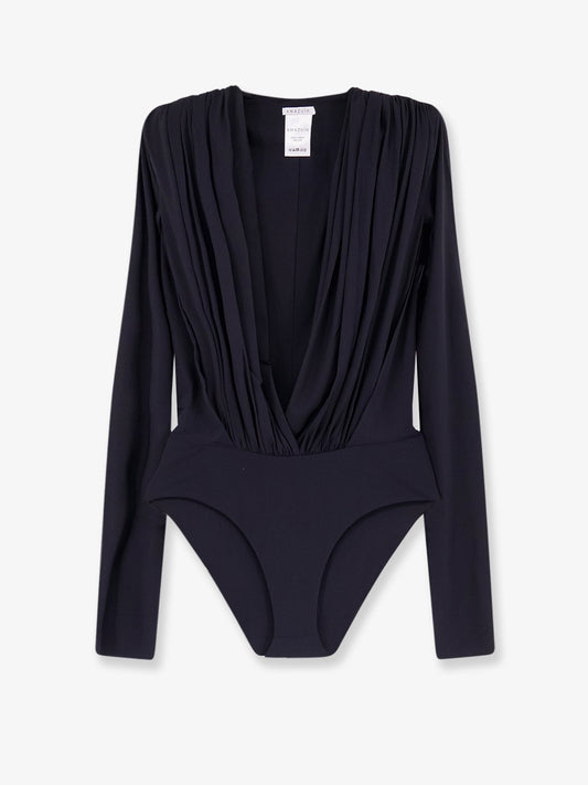 Rasha Sheer stretch jersey bodysuit