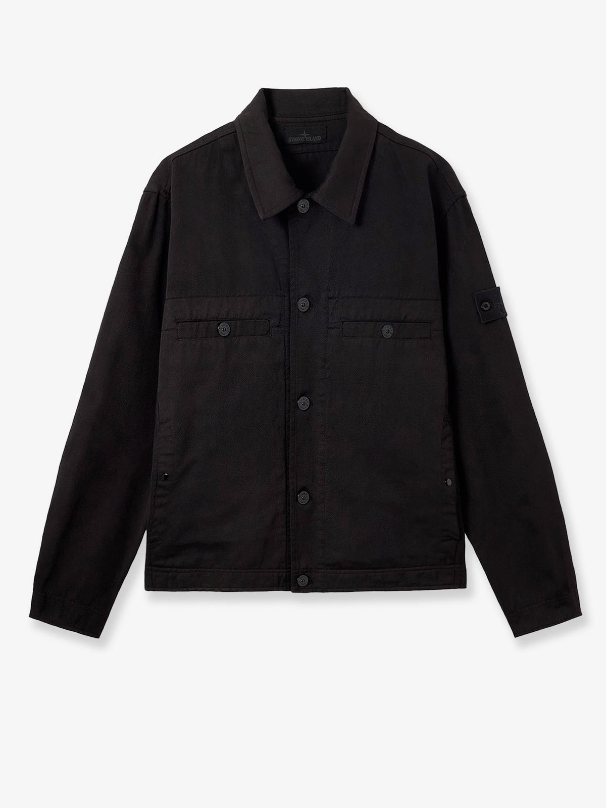 Raw Hand Wool Cotton Gabardine-TC S.I: Ghost wool and cotton blend jacket