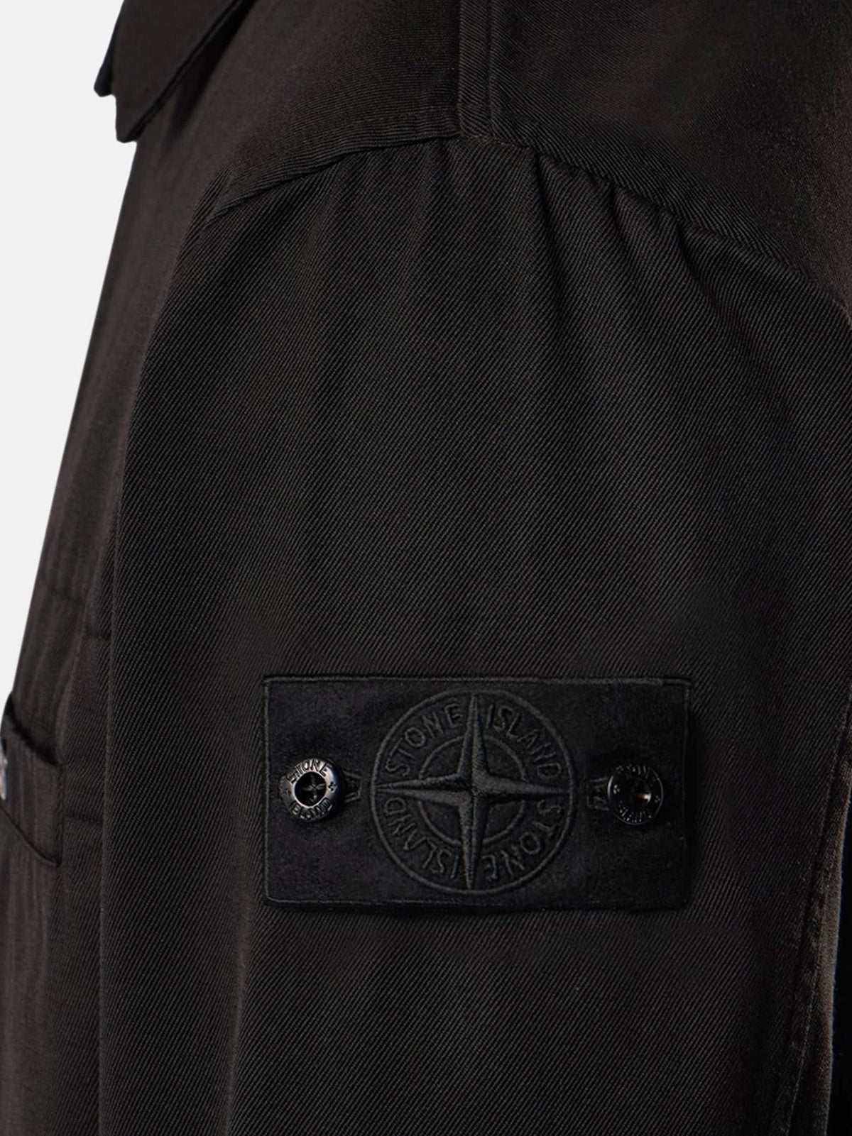 Raw Hand Wool Cotton Gabardine-TC S.I: Ghost wool and cotton blend jacket