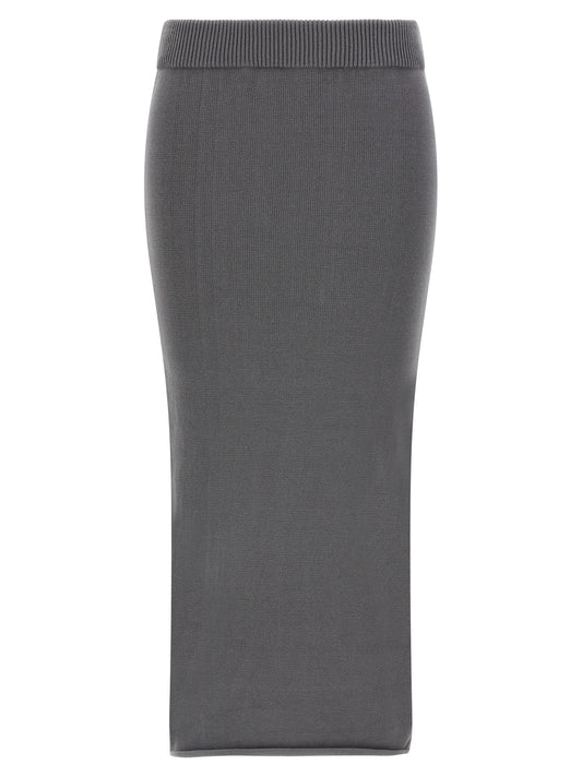 'Raw Knit skirt