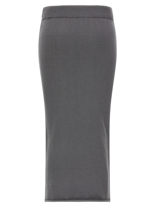 'Raw Knit skirt