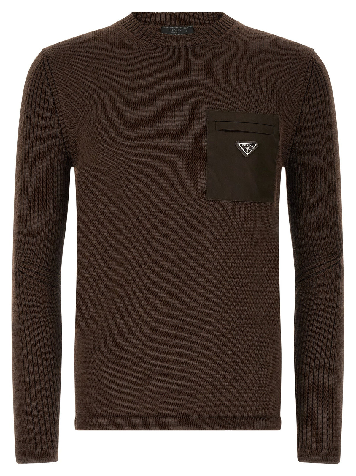 'Re-Nylon' Pocket Sweater