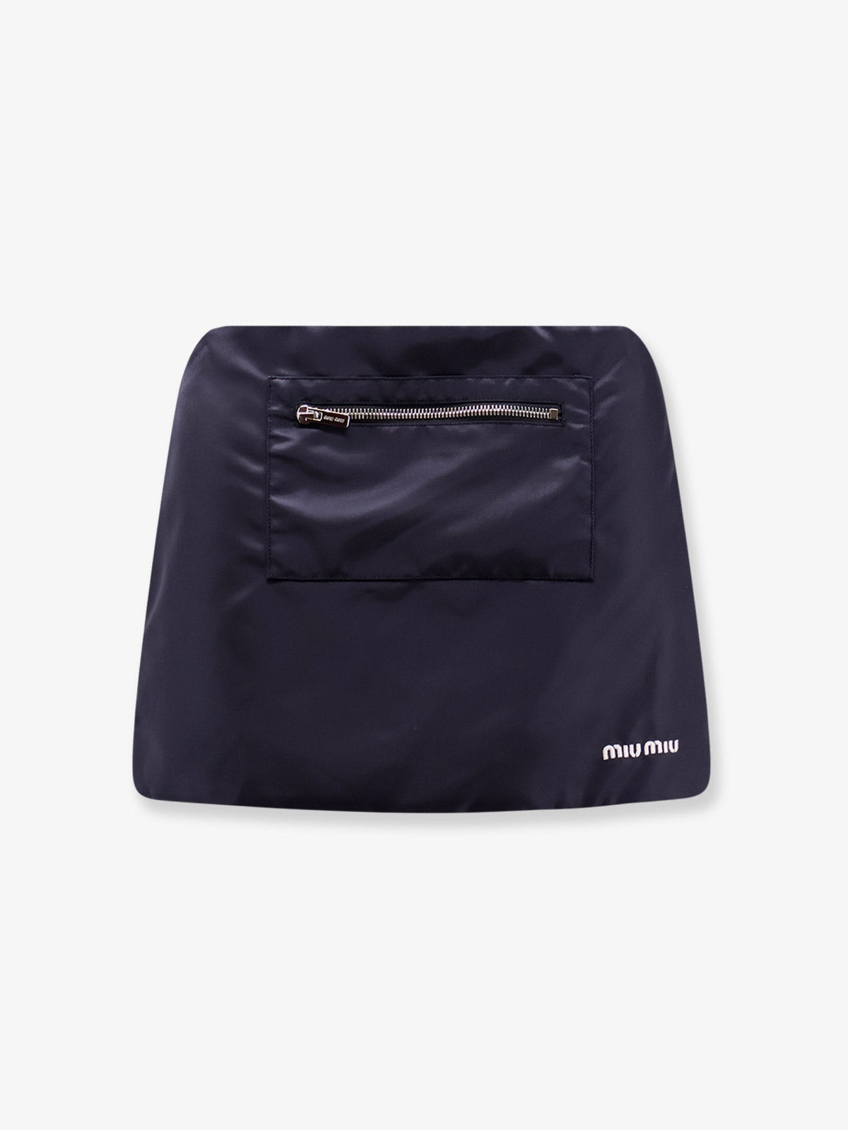 Nylon and fleece skirt