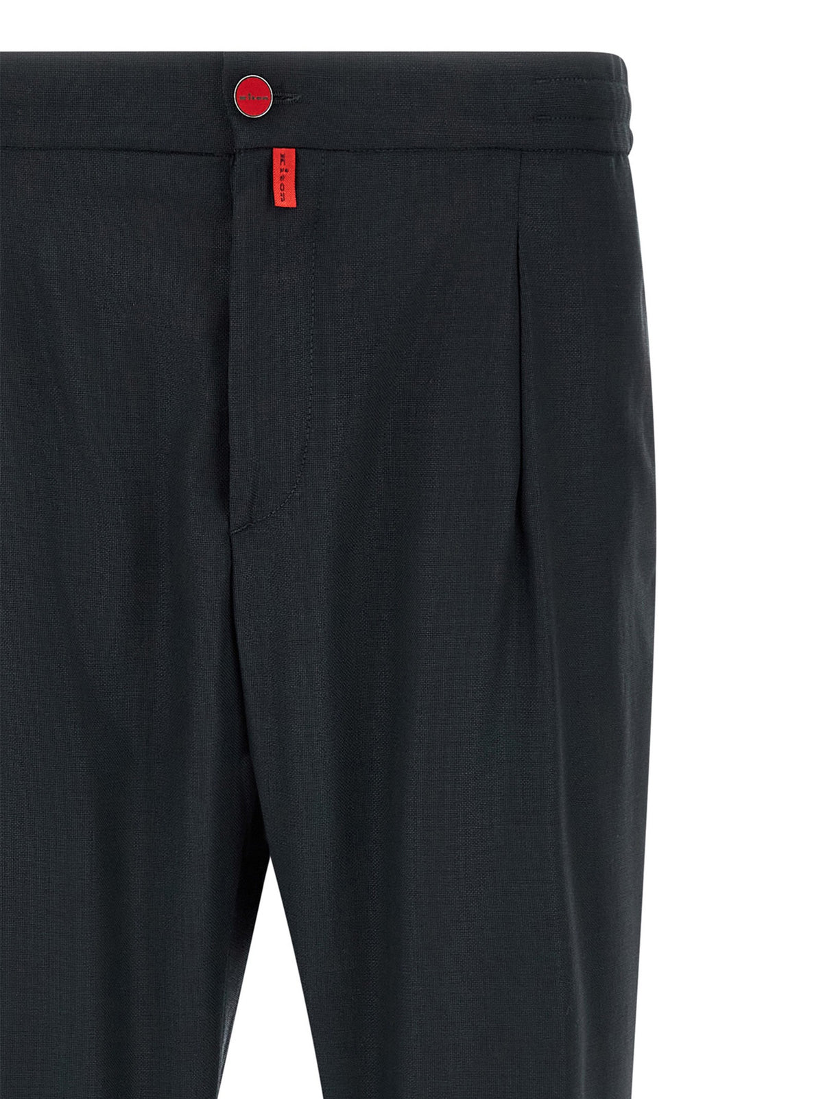 Red button pants