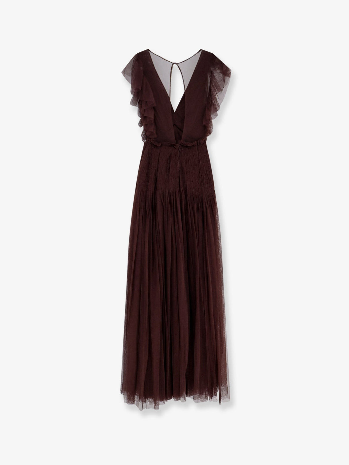 Red Carpet long dress with rhinestones detail