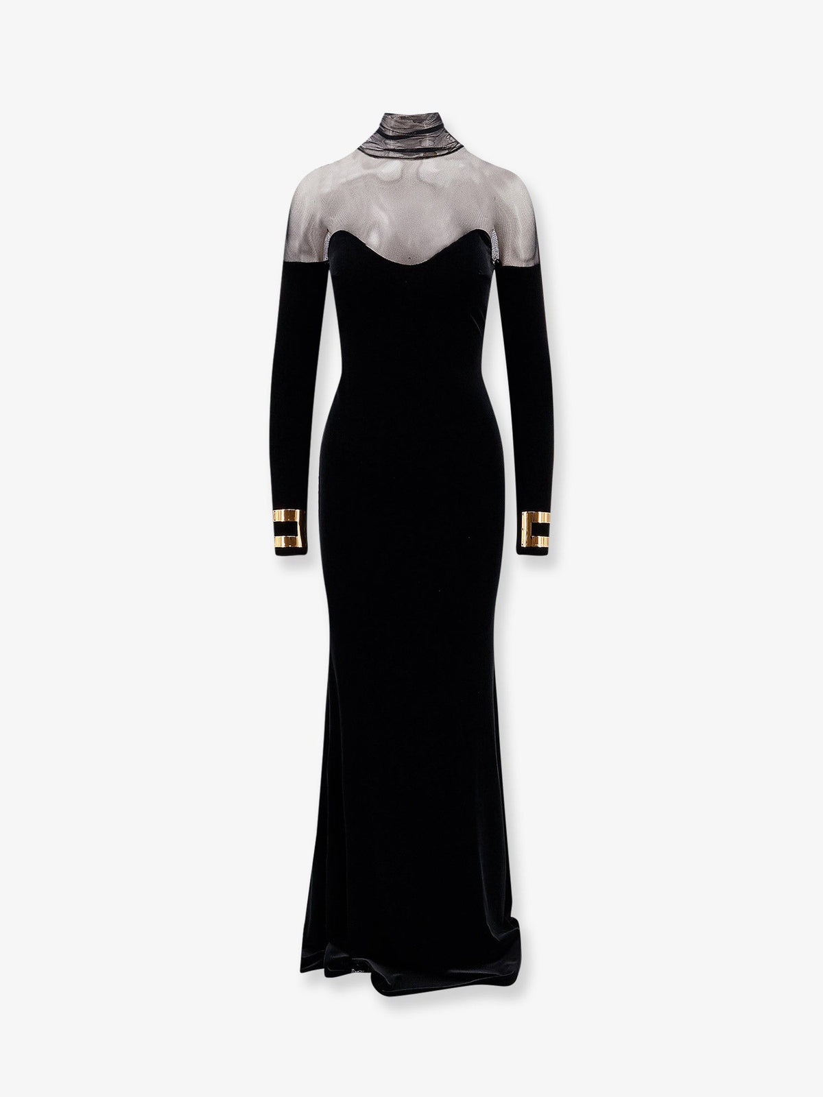 Red Carpet velvet long dress