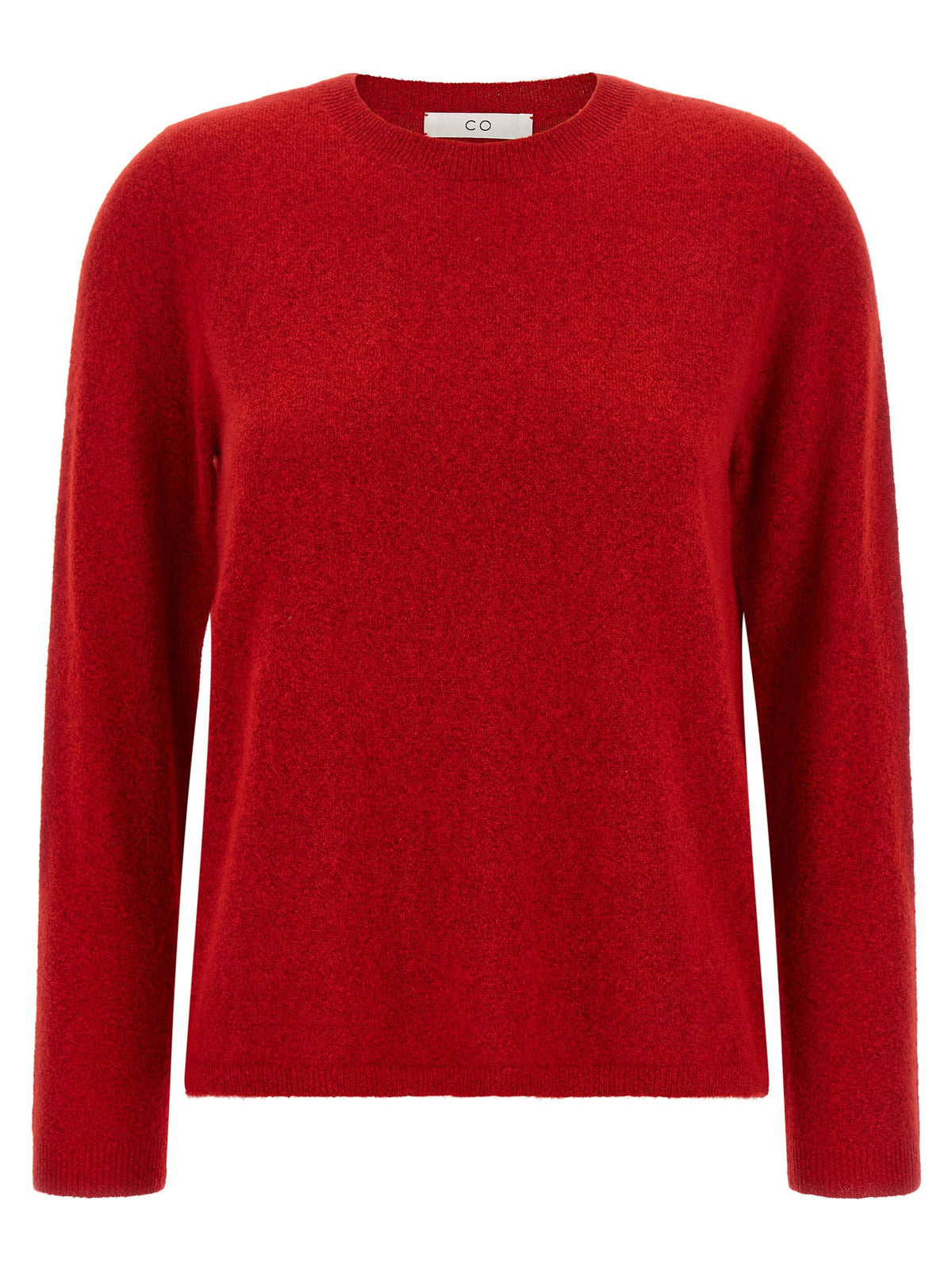 Red cashmere and silk sweater