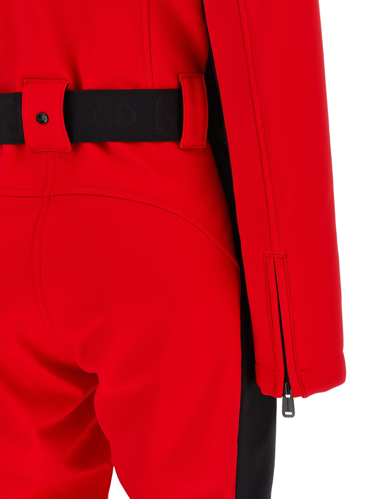 Red 'Parry' ski suit