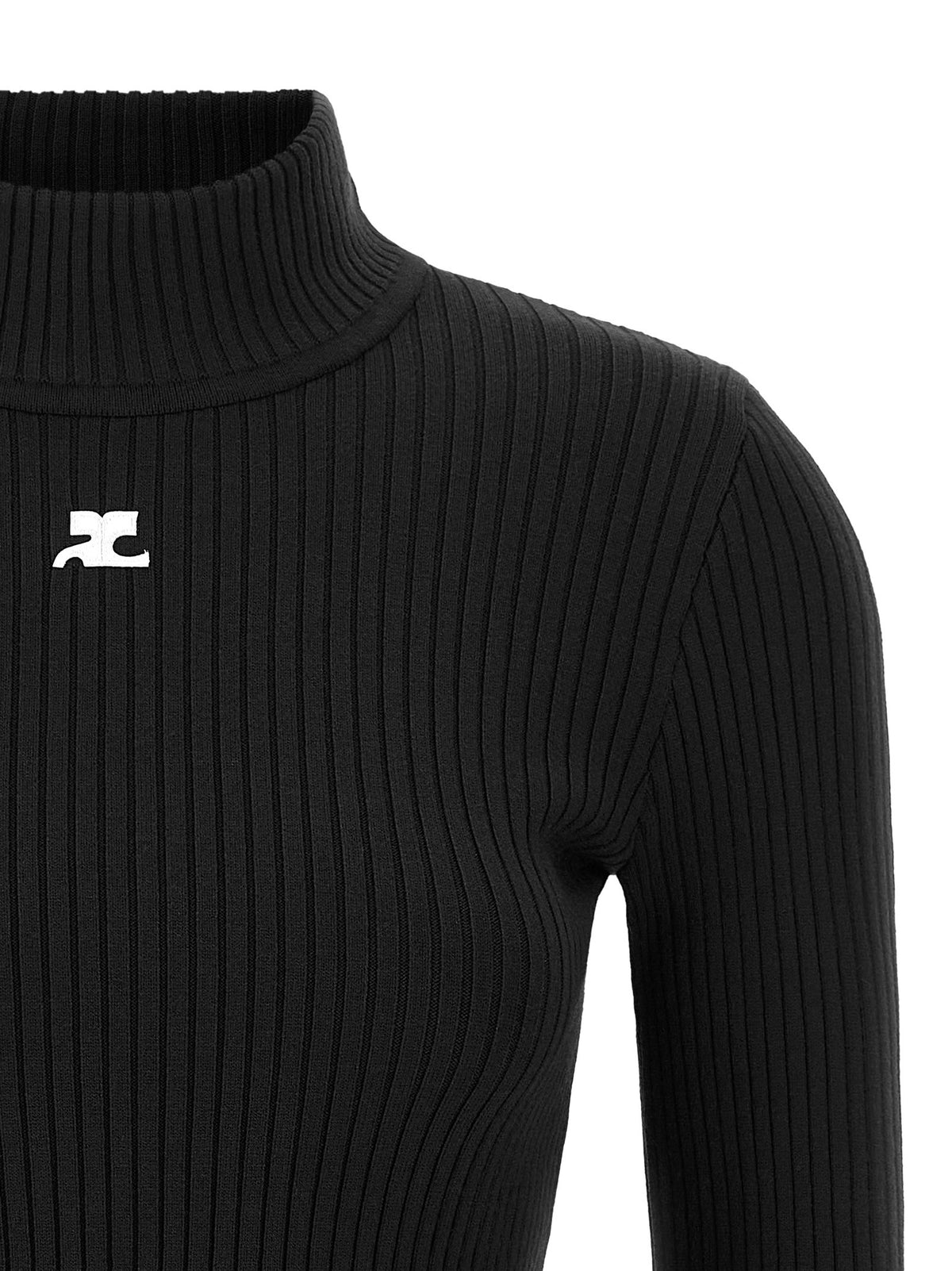 'Reedition' high neck sweater