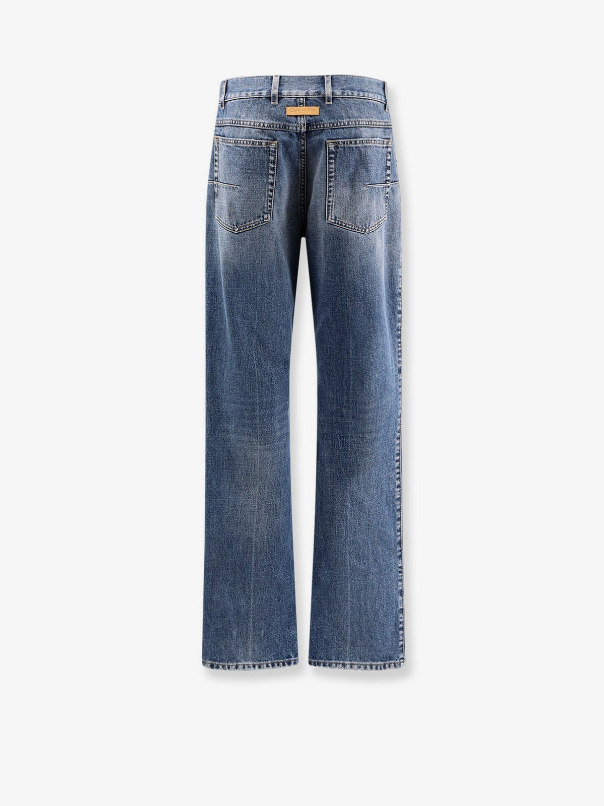 Regular Fit stone-washed denim jeans
