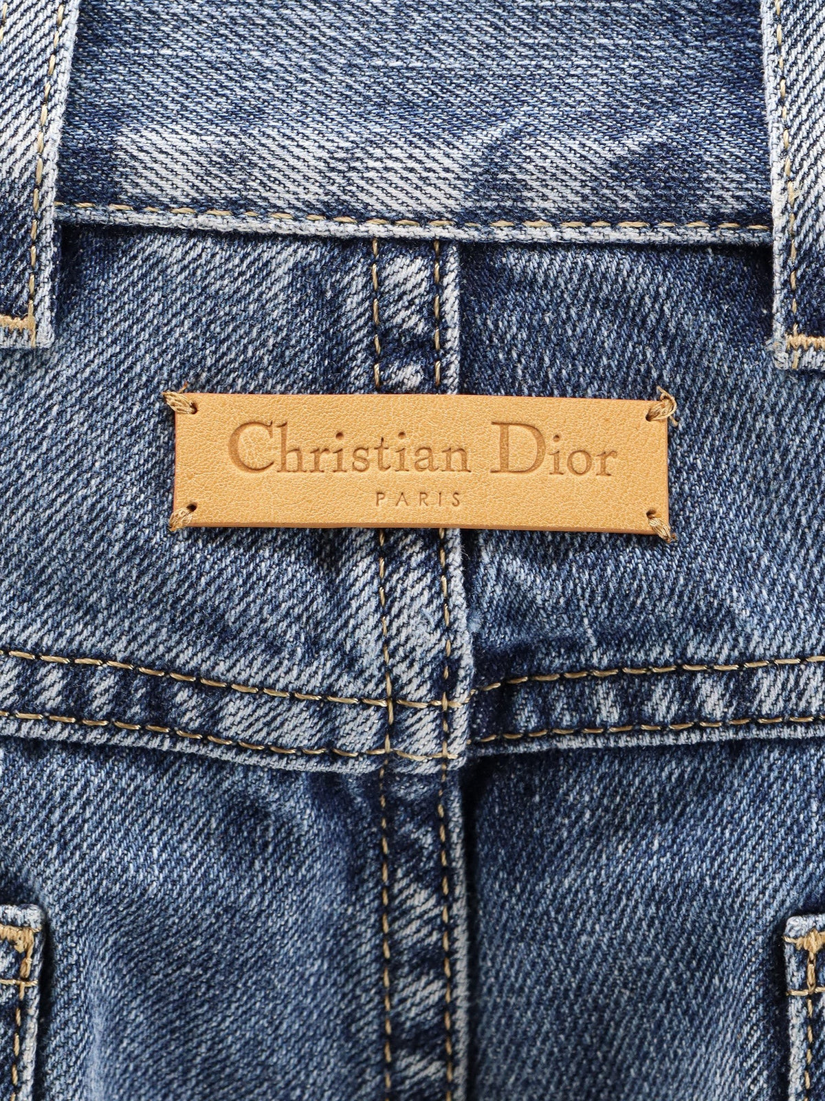 Regular Fit stone-washed denim jeans