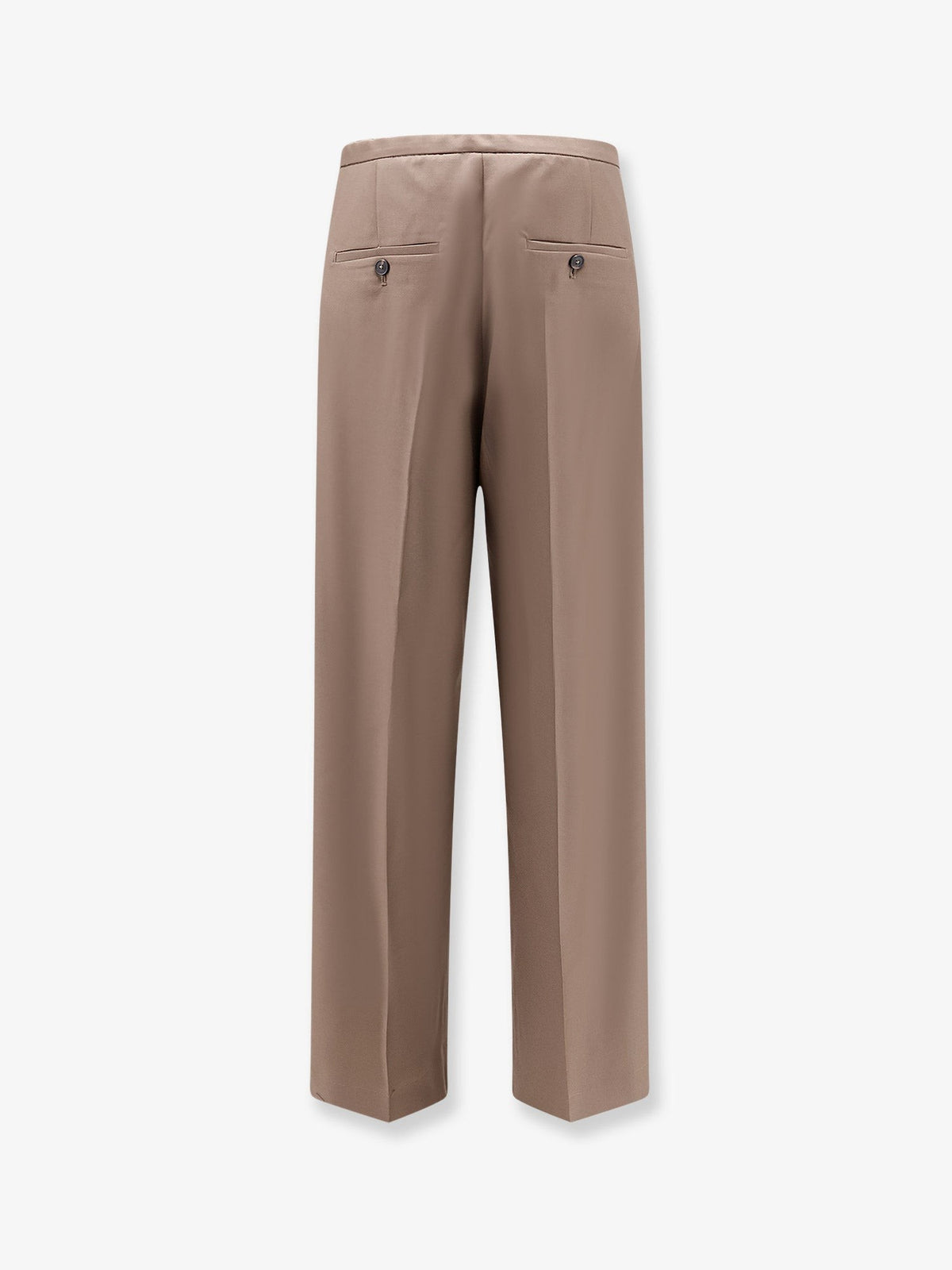 Relaxed virgin wool trousers
