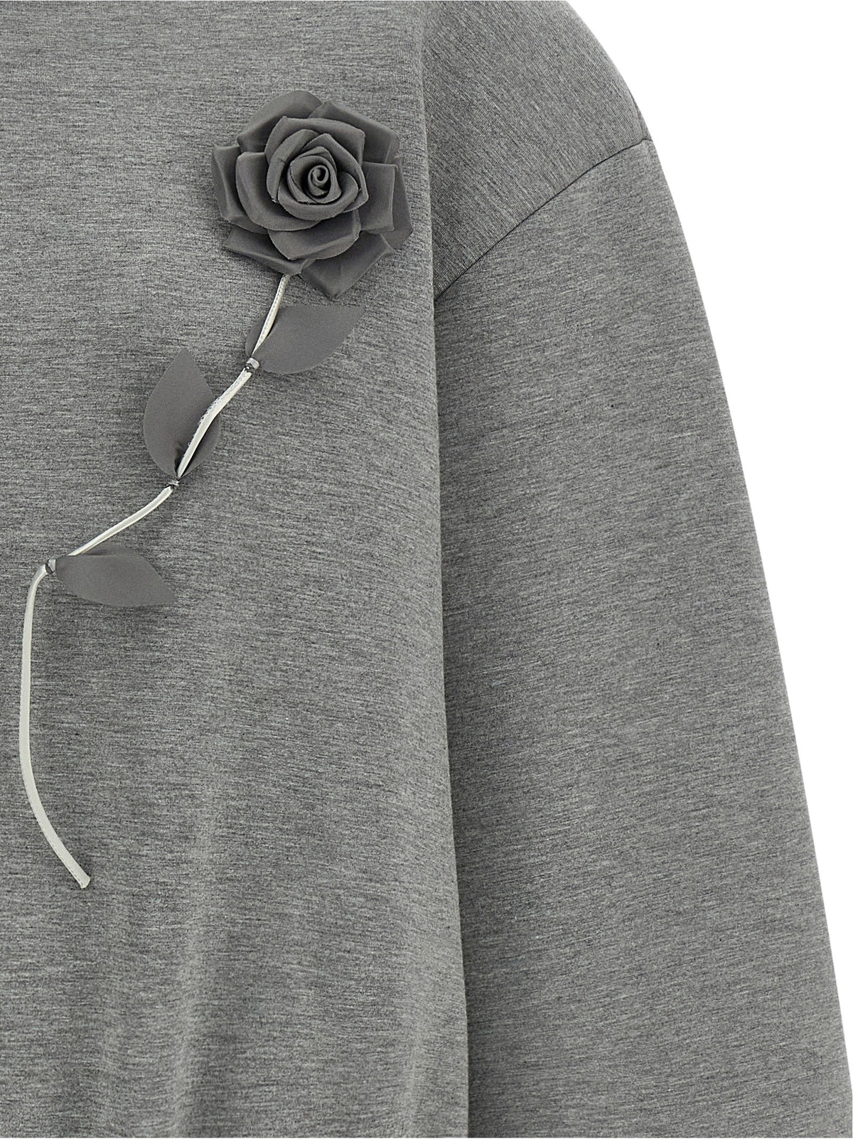 Removable Flower application sweatshirt