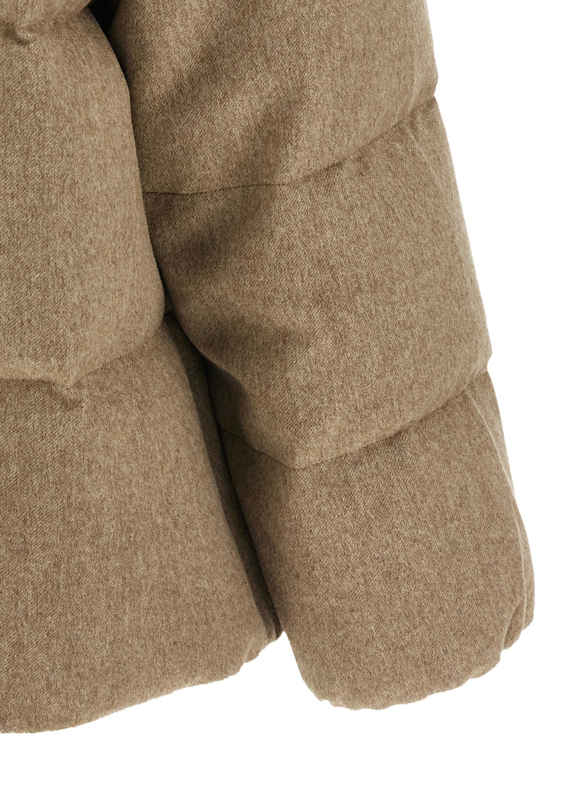 Removable insert down jacket