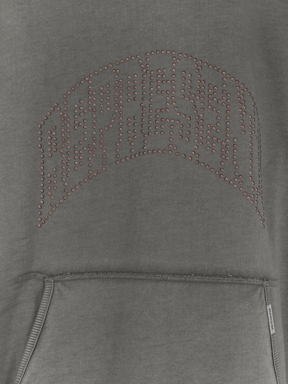 Represent Embellished Hoodie cotton sweatshirt