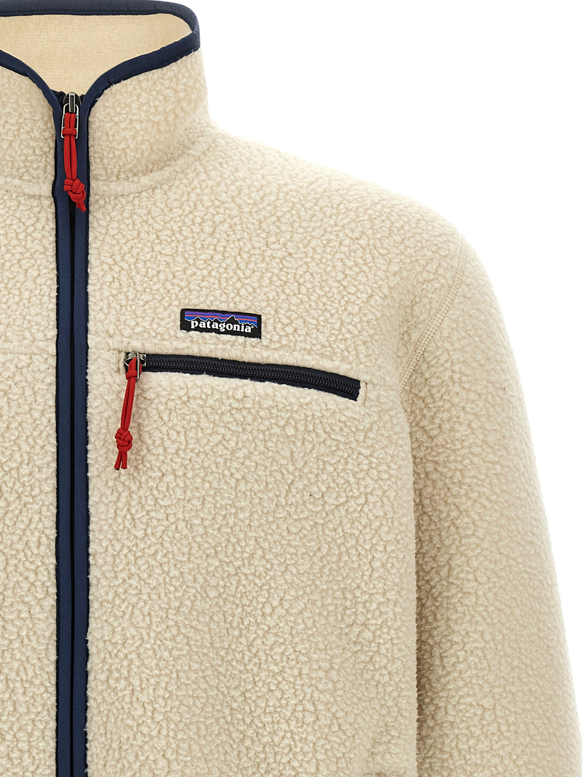 'Retro' beige/blue jacket