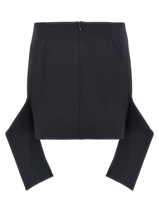 'Reversed Belt Mini' skirt