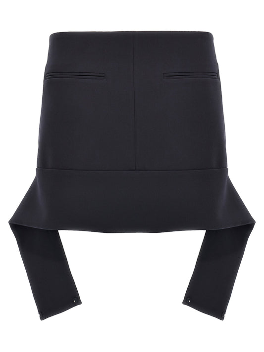 'Reversed Belt Mini' skirt